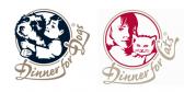 Logo Dinner for Dogs & Cats
