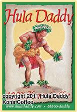 Hula Daddy Kona Coffee logo