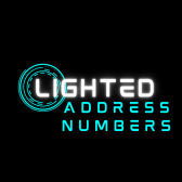 Logo Lighted Address Numbers